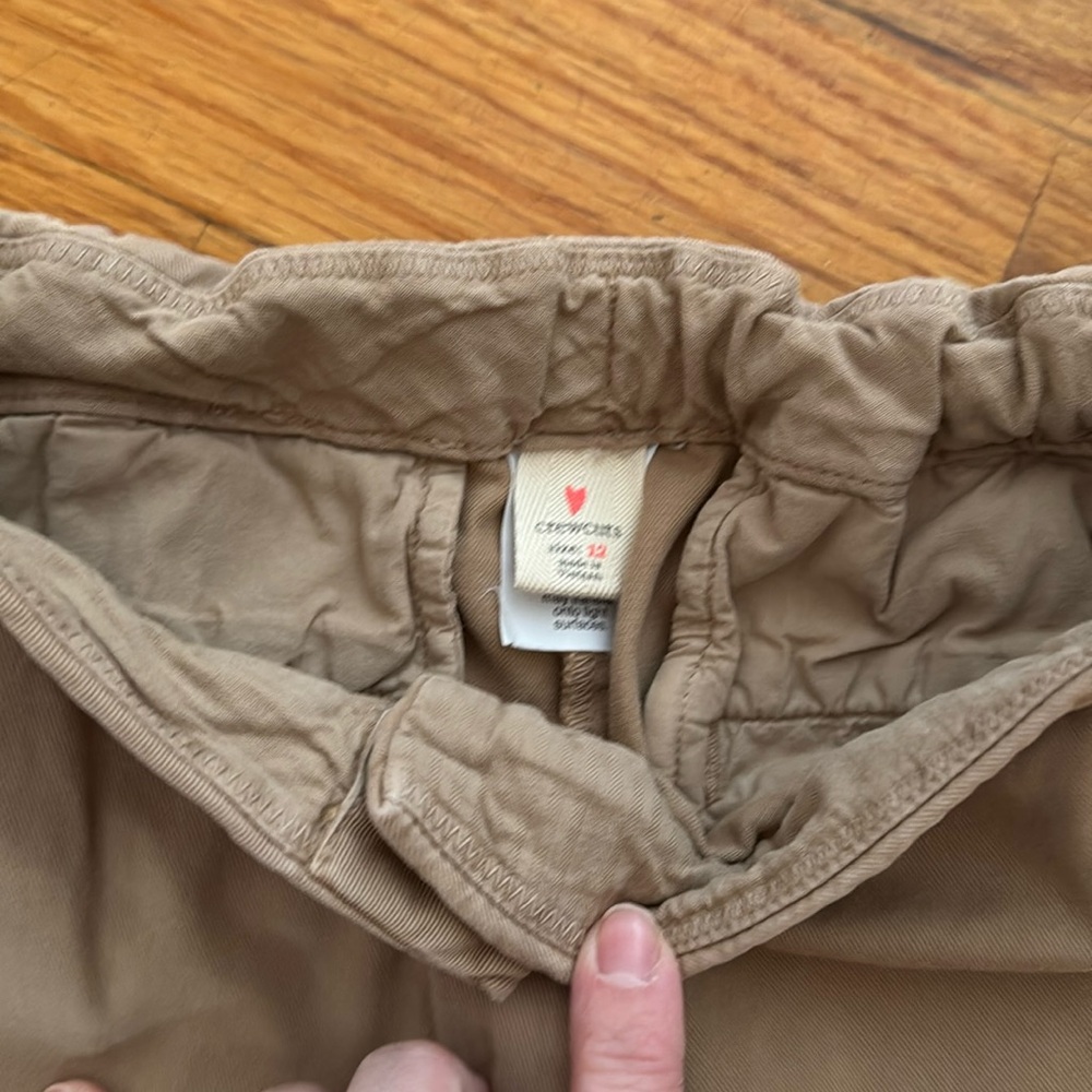 Crewcuts chino pants - size 12 (like new)